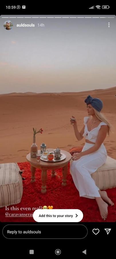 Caravanserai Luxury Desert Tented Camp Merzuga Kültér fotó