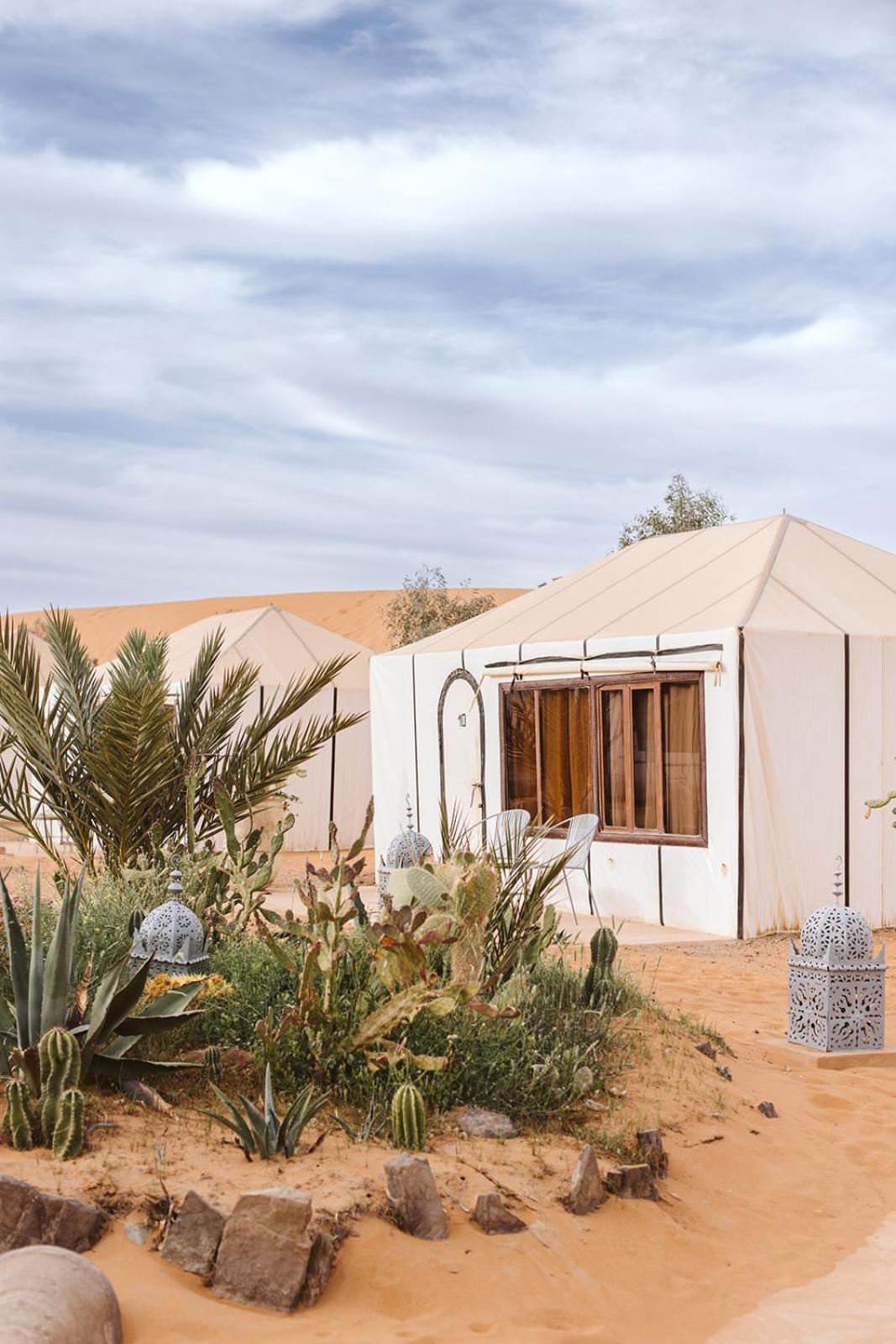 Caravanserai Luxury Desert Tented Camp Merzuga Kültér fotó