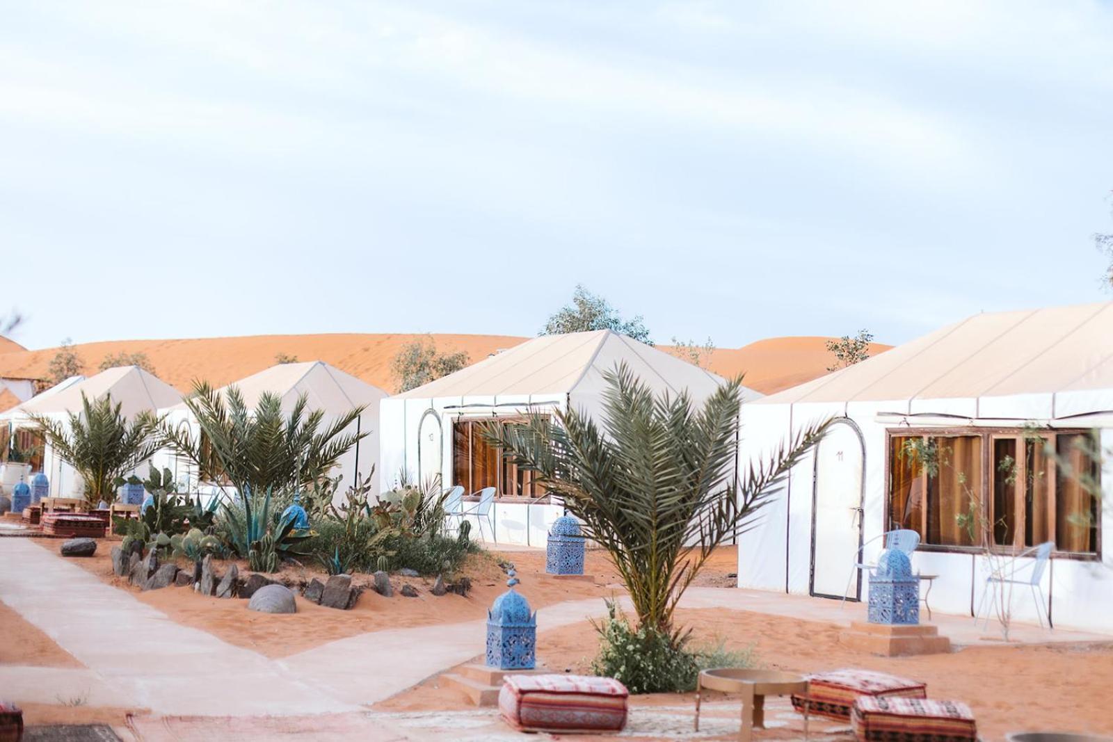 Caravanserai Luxury Desert Tented Camp Merzuga Kültér fotó