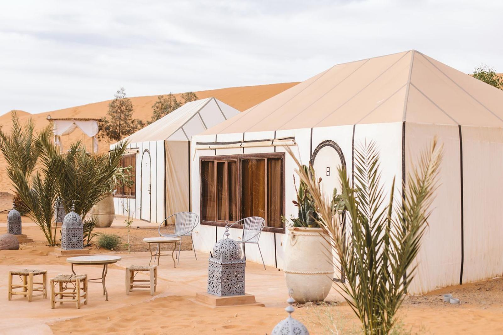 Caravanserai Luxury Desert Tented Camp Merzuga Kültér fotó