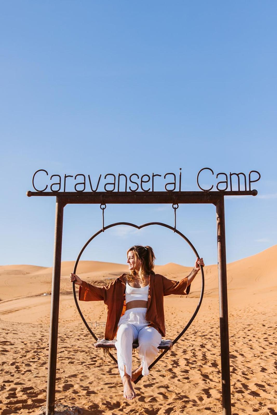 Caravanserai Luxury Desert Tented Camp Merzuga Kültér fotó