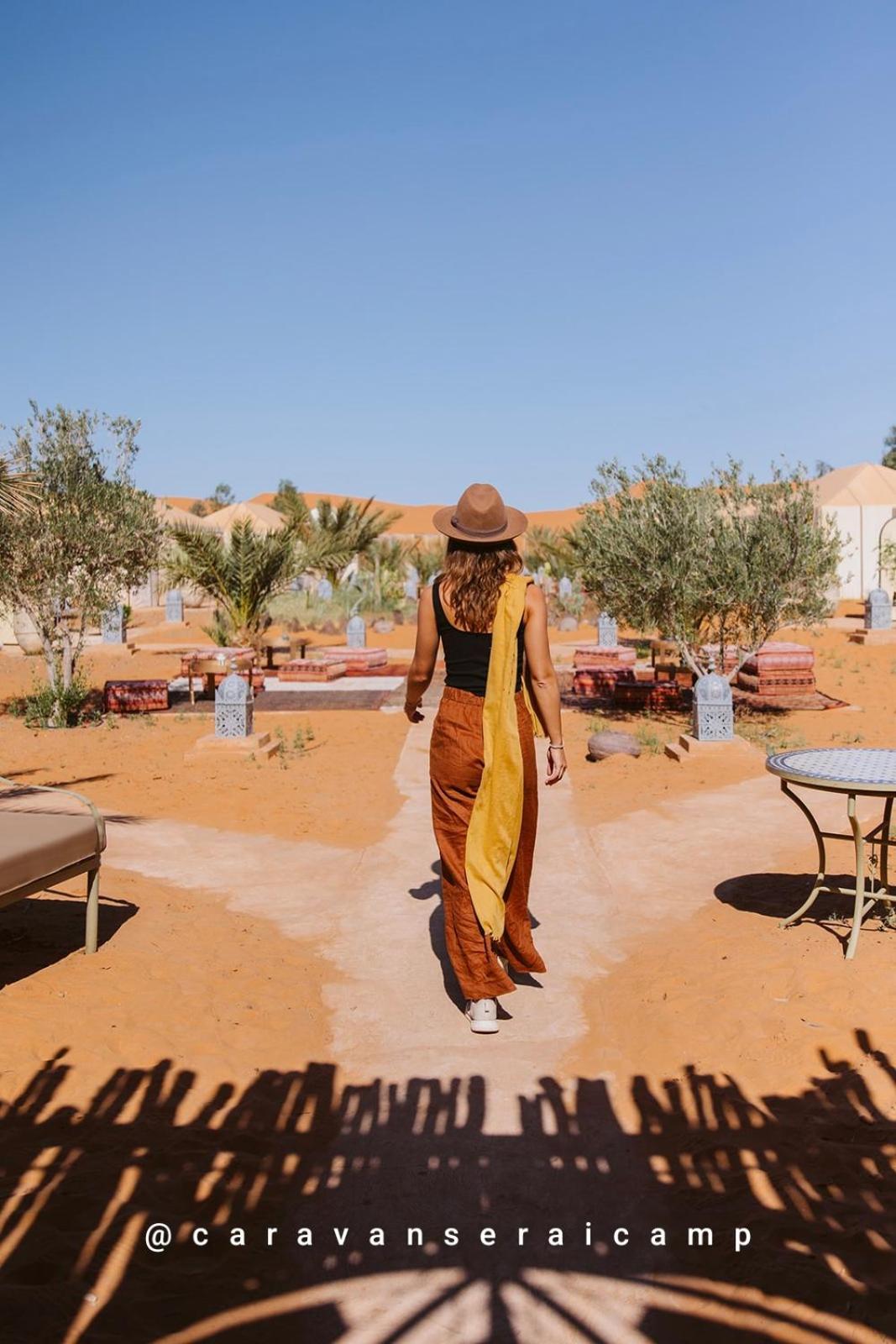 Caravanserai Luxury Desert Tented Camp Merzuga Kültér fotó